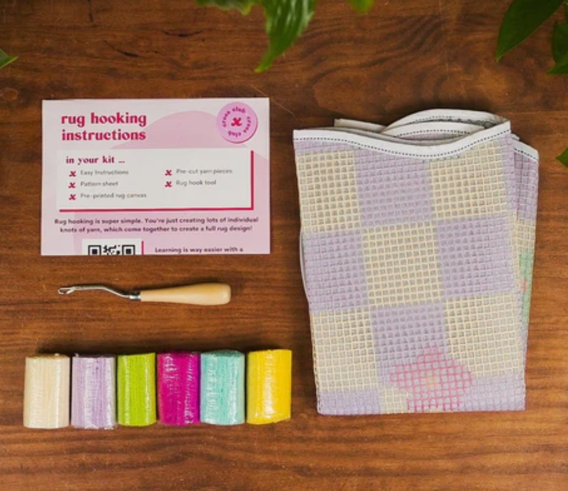 Craft Club Co: Check Me Out Rug Making Kit